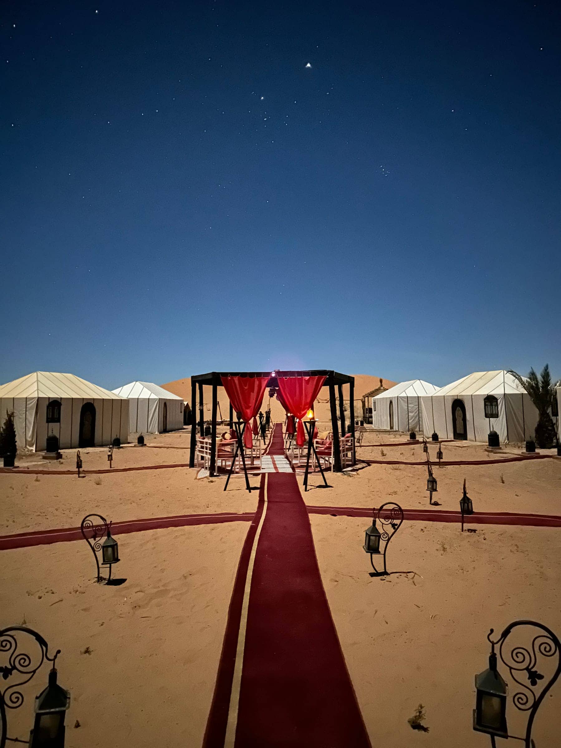 A Night Under the Stars in Erg Chebbi